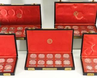 36 50pc. NCS .925 Silver Medallion Coin Set Series I