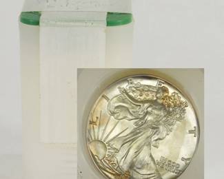 70 20 $1 1987 Walking Liberty Silver Dollars UNC