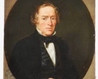 90 Seymour Joseph Guy Gentleman Portrait Painting