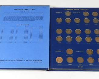 47 1920-1961 Canadian Small Cents Coin Book