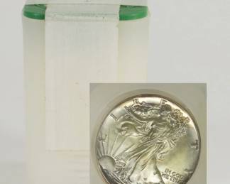71 20 $1 1987 Walking Liberty Silver Dollars UNC