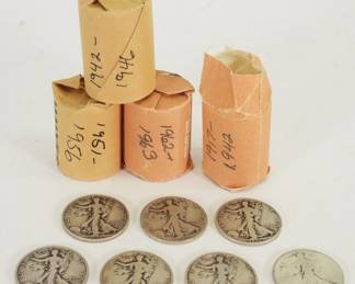 65 $40 1917-1964 Silver 1/2 Dollar Coin Collection