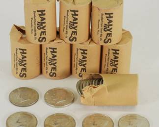 68$80 1965-1970 Kennedy Silver Clad 1/2 Dollars