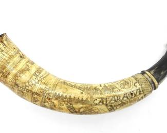 6. Native American John Defreeze's 1762 Powder Horn