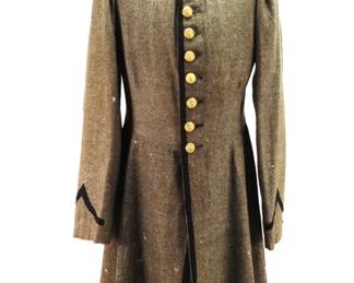 72. Confederate Louisiana Frock Coat