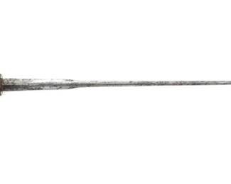 4. American-made Silver Hilted Smallsword