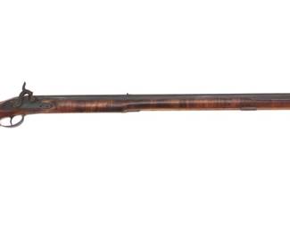 31. Full Stock Kentucky-style Percussion Rifle