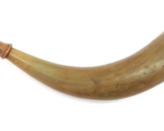 8. Nathan Tillotson's 1758-dated Powder Horn