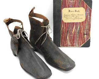 94. Unissued British-made Confederate Shoes