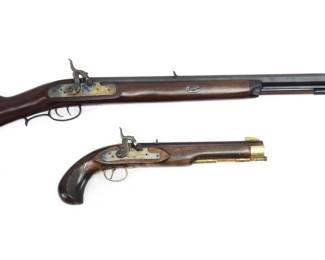 100. Connecticut Valley Arms Percussion Rifle & Pistol