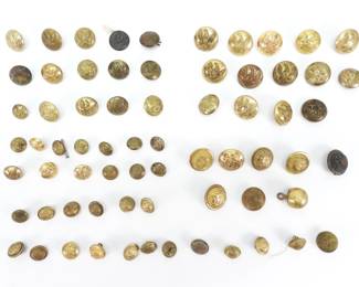 76. Large Group of Civil War-era Buttons