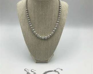 Swarovski Necklace, Earring Bracelet Set 
