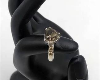 Pandora Sterling Chocolate Diamond Ring