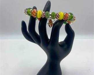 Sterling Tropical Charm Bracelet 