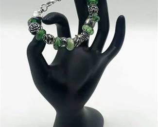 Green Viridescent Charm Bracelet 