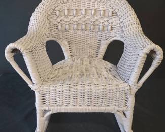 Childrens Wicker Rocking Chair