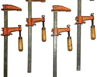 4 Jorgensen 12inch Bar Clamps