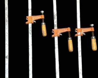 4 Jorgensen 36inch Bar Clamps