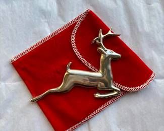 Vintage Sterling Silver Collectors Christmas Ornaments ranging $50-75. Gotham, Reed & Barton, Topazio. 