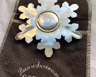 Vintage Sterling Silver Collectors Christmas Ornaments ranging $50-75. Gotham, Reed & Barton, Topazio. 