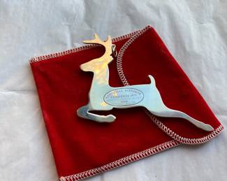 Vintage Sterling Silver Collectors Christmas Ornaments ranging $50-75. Gotham, Reed & Barton, Topazio. 