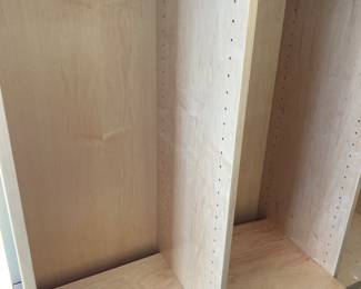 Custom built-in shelving units in great condition, 2 units each 36" W x 80" H, $750 for the set