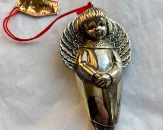 Vintage Sterling Silver Collectors Christmas Ornaments ranging $50-75. Gotham, Reed & Barton, Topazio. 