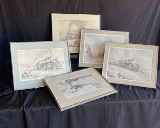 04 5 Randolph S. Wright Signed Numbered Railroad Prints