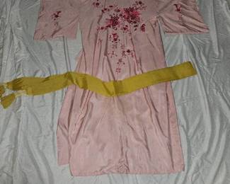 Japanese silk robe