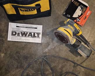 Dewalt Orbital hand sander works