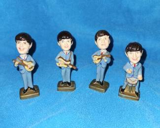 Vintage Beatles Bobblehead cake toppers