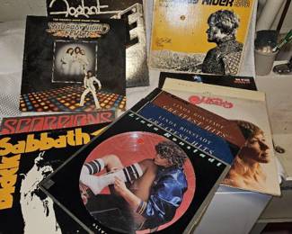 12 vinyl records