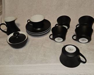 Vintage tea set from Spain x 6