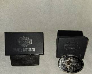 Harley Davidson belt buckles