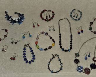 Glass beads jewelry