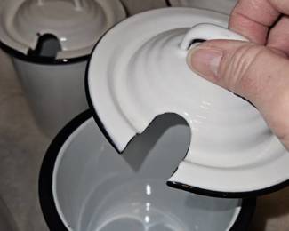 Enamel ware containers