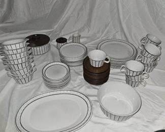 Vintage Ceramano Omega stoneware dishes