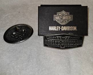 Harley Davidson belt buckles