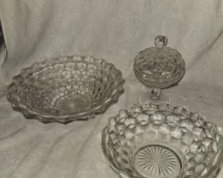 1940s American Fostoria patern glassware