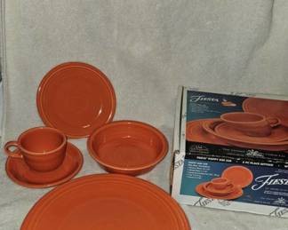 Poppy Fiestaware 5 piece
