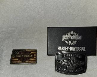 Harley Davidson belt buckles