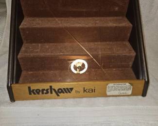 Vintage Kershaw knife display box