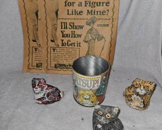 Vintage signs and juggling cats