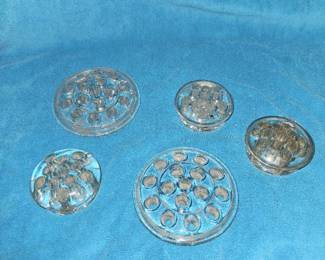 Vintage flower frogs