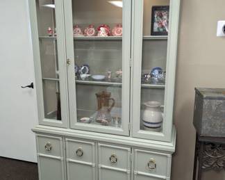 Broyhill Painted China Cabinet