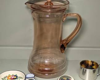Depression Glass Pitcher