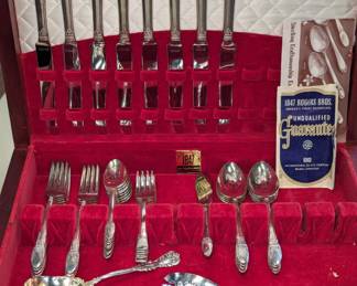 Silver plate flatware