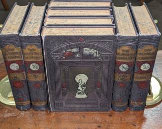 Antique encyclopedia set