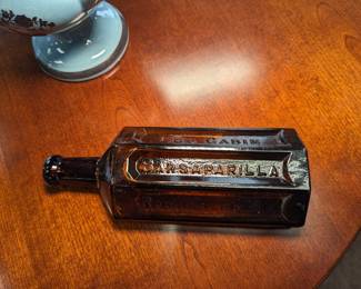 Log Cabin Sarsaparilla Bottle - Rochester New York