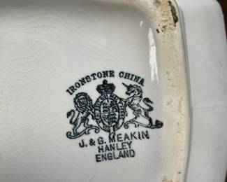 Meakin bowl and pitcher